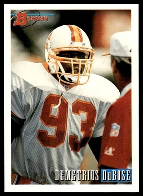 1993 Bowman Demetrius DuBose Rookie Tampa Bay Buccaneers #317 - Image 1 of 2