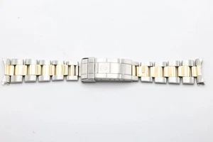 Genuine Rolex Submariner 18k Gold SS Bracelet Band 93153 493Ends #BI6 - Picture 1 of 6