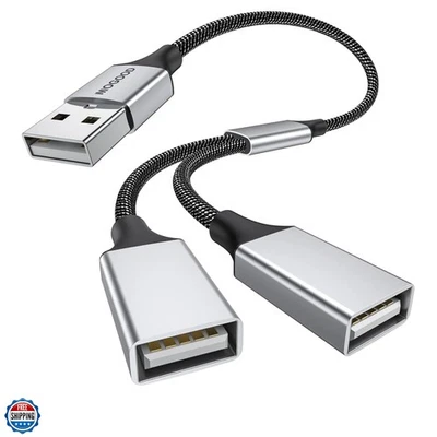 Cable divisor USB USB y adaptador divisor Carplay NO compatible con doble tipo A 2... Foto 1 de 4