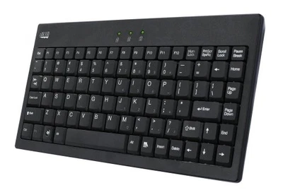 Easytouch Akb-110b Mini Keyboard - Ps/2, Usb - 87 Keys - Black - Adesso - Image 1 of 4