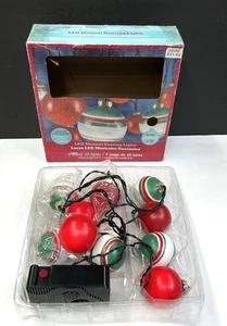 Vtg Gemmy Led Musical (Jingle Bells) Dancing Christmas Lights 10 String Balls - Picture 1 of 2