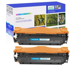 2PK Cyan CF381A Toner kompatybilny z HP Laserjet Pro MFP M476dn M476dw M476nw - Zdjęcie 1 z 24