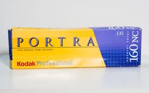 Lotto di 5 pellicole negative Kodak Professional Portra 160 NC Pro Pack 36 colori - RARE - Foto 1 di 2