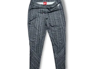 Nike Pro Training Leggings Grey Patterned Women’s Size L | Dri-Fit Gym Running - Picture 1 of 13