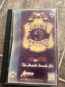 Crime Patrol (Sega CD, 1994) CIB COMPLETE - Picture 1 of 8