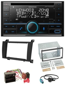 Kenwood CD 2DIN DAB USB MP3 Bluetooth Autoradio für Mercedes SLK R171 2004-2011 - Bild 1 von 9