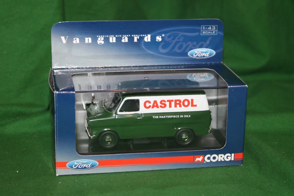 CORGI VANGUARDS FORD TRANSIT VAN CASTROL OIL LIVERY 1/43 #VA06619 - Image 1 of 1
