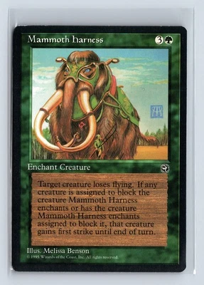 (2x) MAMMOTH HARNESS – MTG Magic the Gathering Card – Homelands – Rare - Image 1 of 4