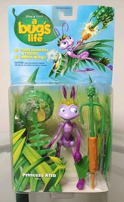 Vintage Disney Pixar A Bug's Life PRINCESS ATTA 6" Figure Mattel 19342 Wings - Image 1 of 4