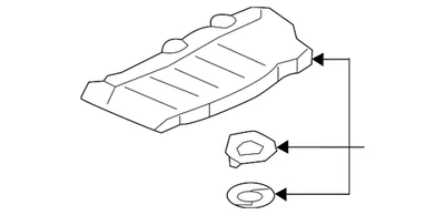 Protector térmico original Volkswagen 5Q0-825-701-E Foto 1 de 2