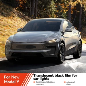 Pellicola Protettiva Fari Auto per Tesla Modello Ginepro Fendinebbia Adesivo Annerito - Foto 1 di 19