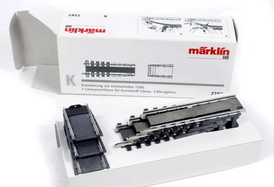 H0 Märklin 7287 Extension Set for Turntable 7286 Original Packaging - Image 1 of 2