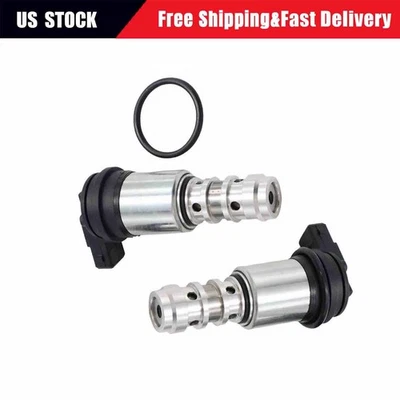 Variable Valve Timing Solenoid Fit For BMW 545i 550i 750i X5 2pcs - Image 1 of 4