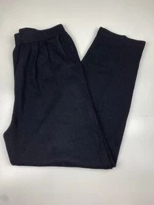 St. John Basics Women Size 10 Black Pleated Dress Pant - Picture 1 of 11