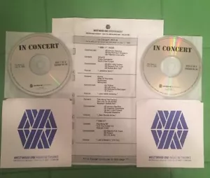 R.E.M. "In Concert" Westwood One Radio Show # 95-30 with Original Cue Sheet - Picture 1 of 8
