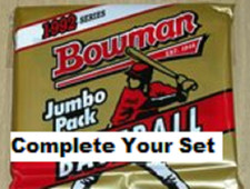 1992 Bowman Baseball Complete your Set 1-250