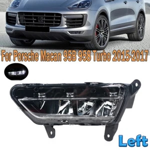 Right Daytime Running Light Fog Lamp For Porsche Cayenne Macan 95B 2015-2017 - Picture 1 of 14