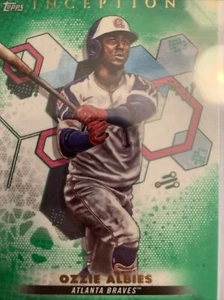 2022 Topps Inception Ozzie Albies Green Parallel #13 Braves All-Star  - Picture 1 of 1