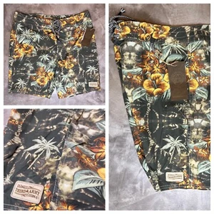 Pantalones cortos de natación Third & Army malayo para hombre talla 34 multicolor NUEVO - Imagen 1 de 9