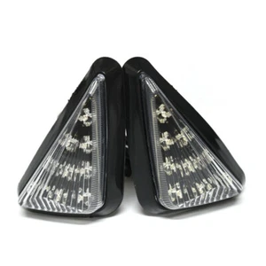 Luces de señalización de giro ámbar de montaje empotrado para lámpara LED flash Yamaha Kawasaki - Imagen 1 de 8