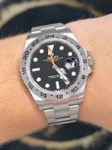Rolex Explorer II 226570 Black Dial | Full Set - Picture 1 of 6