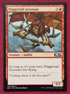 Magic The Gathering 2020 CORE SET M20 DAGGERSAIL AERONAUT red card MTG - Picture 1 of 2