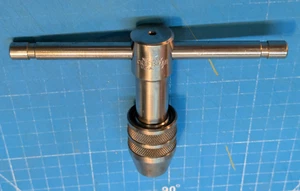 Vintage Craftsman Tap Wrench Sliding T-Handle No. 4067 - 1/4 to 1/2" Capacity - Picture 1 of 9
