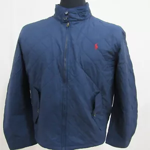 Ralph Lauren Men’s Quilted Jacket Navy Blue Chest 48/50 UK 2XL Sku Y02729 - Picture 1 of 17