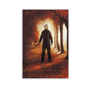 Hot Movie Horror Michael Myers Wall Art Canvas Poster Picture Print Home Room - Picture 1 of 13