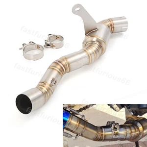 For CF-Moto CLX700 700-CLX 2020-2025 Set Exhaust Mid Pipe Replace Catalyst Tube - Picture 1 of 9