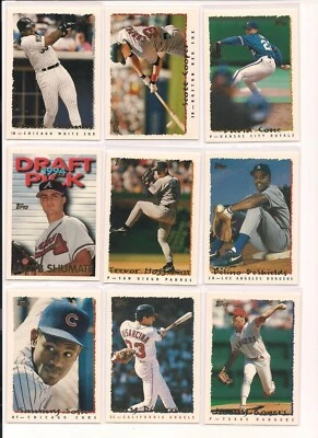 1995 Topps Baseball Trading Cards  / Choose from List CHOICE #s 1 - 250 / mb14 - Image 1 of 4
