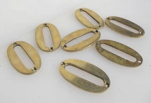 Vintage Messing Haus Nummernschild ""0"" Null alt 2,5"" H - je £ 5 - Bild 1 von 7