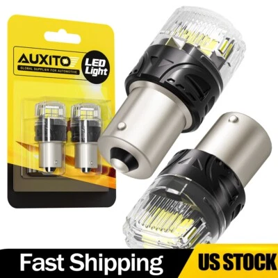 2/4X AUXITO 1156 7506 LED Bombillas de Respaldo Inverso Súper Brillantes 6500K Blanco O Foto 1 de 4