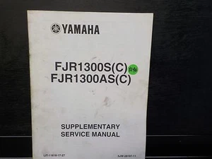 YAMAHA FJR1300S-C  FJR1300AS-C SERVICE MANUAL SUPPLEMENT  (Y246) - Picture 1 of 2