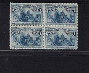 COLUMBIAN #230 UNUSED BLOCK OF FOUR - Picture 1 of 2