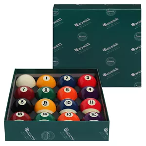 KUGELSET Billardkugeln ARAMITH PREMIER Kugelsatz 57,2 mm Pool Ballsatz - Bild 1 von 5