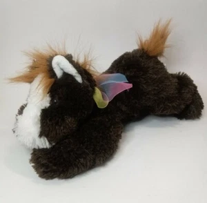 Kellytoy Horse Brown Plush Stuffed Animal 14" Bean Bag Hooves - Imagen 1 de 7