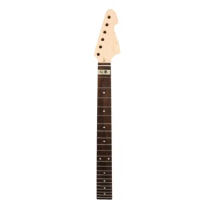 22 Fret 27 Guitar Neck Black Fingerboard White Spot Maple wood - Picture 1 of 4