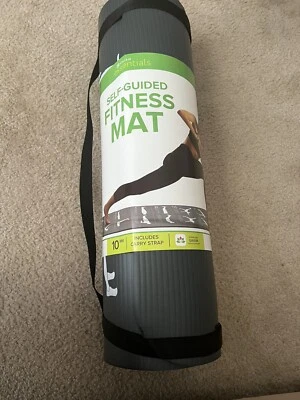 Gaiam Essentials Estera de Yoga Gruesa Estera de Fitness y Ejercicio con Estera de Yoga Fácil de Ajustar  Foto 1 de 4