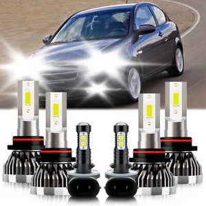 For Hyundai Accent 2014-2018 LED Headlight Kits Bulb Hi Lo Beam+Fog Light 6000K - Picture 1 of 11