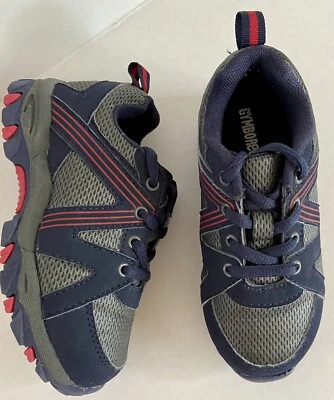 ZAPATOS DEPORTIVOS NUEVOS SIN ETIQUETAS Niños 10 Gymboree UNIFORM Azul Marino/Gris Rojo NYLON Cordones Foto 1 de 4