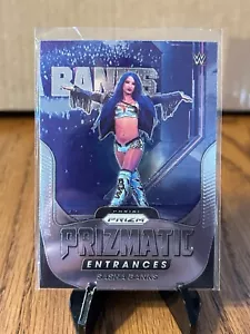2022 Panini Prizm WWE Sasha Banks Prizmatic Entrances Insert Card #20 - Bild 1 von 2