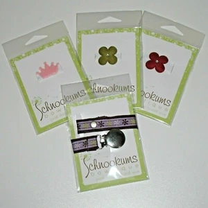 Baby Girls No Slip Hair Bows Clips Lot Set Schnookums Toddler NEW - Picture 1 of 3