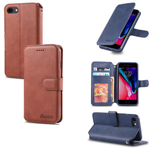 Shockproof Leather Wallet Flip Stand Phone Case For iPhone XR 6 11 12 14 Pro Max