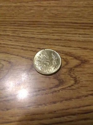 INDIA 2011 5 RUPEE COIN NICE COIN! - Image 1 of 2