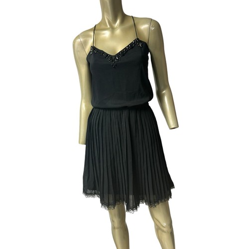 UNDERCOVER Abito Victoria's Secret nero impreziosito slip scuro romantico XS