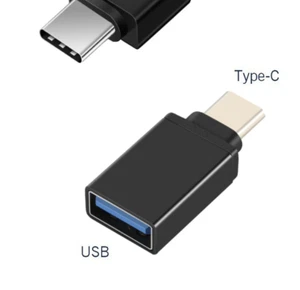 USB-C 3.1 Type C OTG Adapter Stecker Anschluss auf zu USB 3.0 Buchse Typ A - Bild 1 von 4