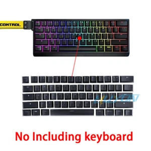 Complete keyboard replacement set for Wooting 60HE+ keyboards.61 keycaps - Picture 1 of 9