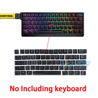 Complete keyboard replacement set for Wooting 60HE+ keyboards.61 keycaps - Image 1 of 4