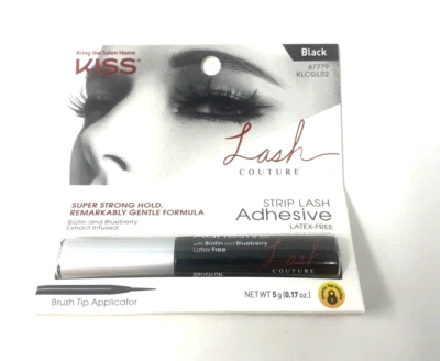 KISS Lash Couture Black Strip Lash Adhesive with Biotin & Blueberry Extract L... - Image 1 of 2